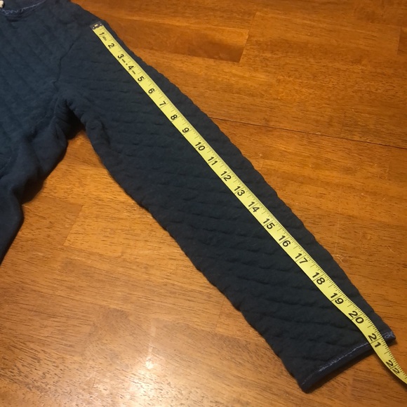 Guideboat Co. Women’s Size M Jacquard Knit J’Adore Half Zip Quilted Navy Jacket - Picture 14 of 14